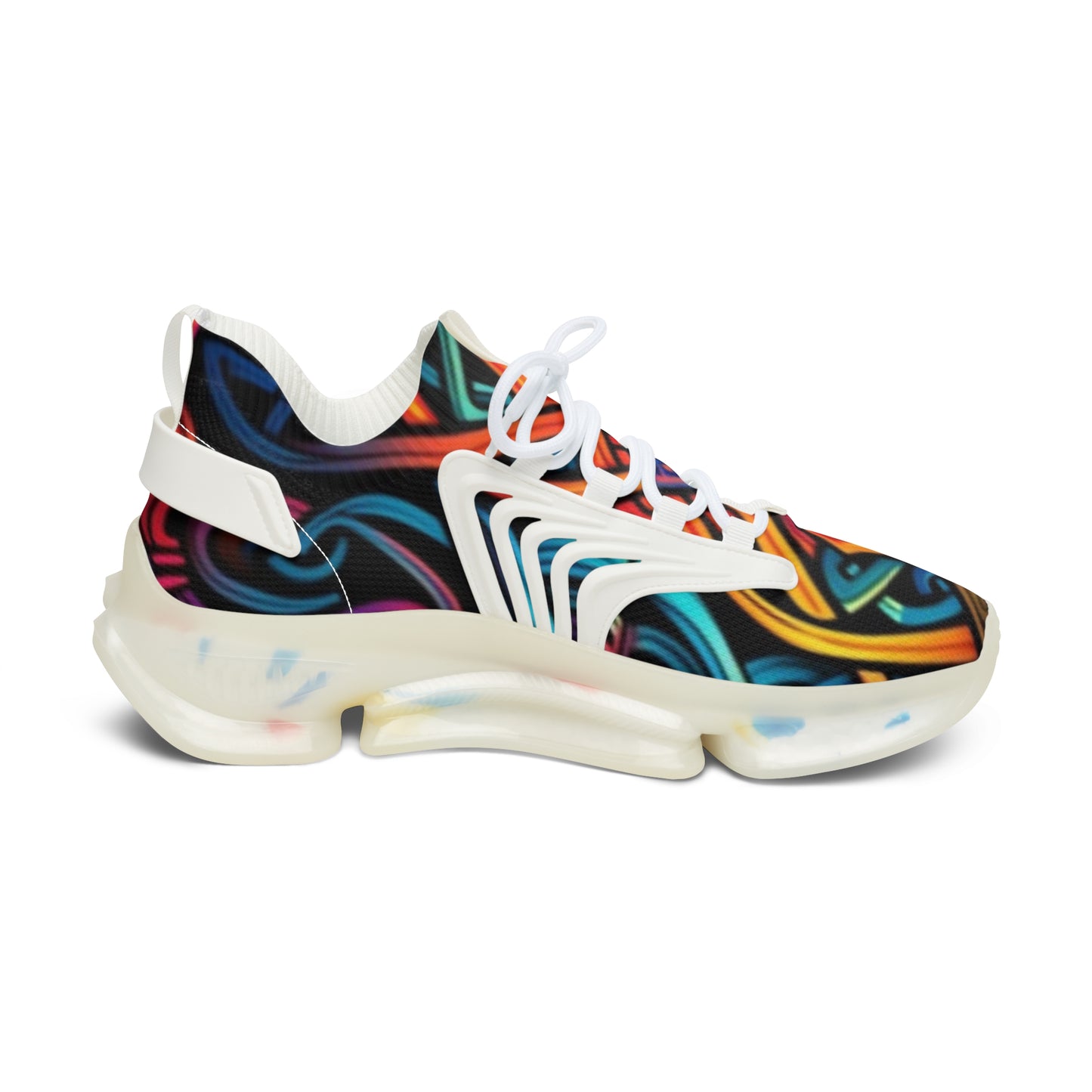 Vibrant Women's Mesh Sneakers | Trendy Athletic Shoes for Fashionistas, Casual Wear, Running, Gift for Her, Summer Vibes