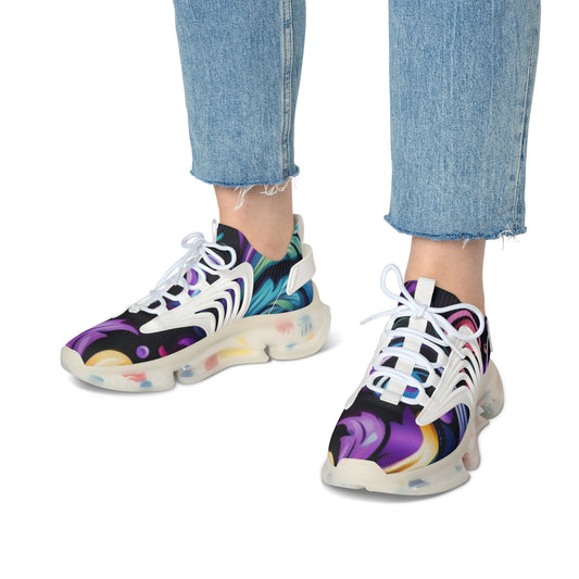 Colorful Women's Mesh Sneakers for Comfort and Style, Fashion Sneakers, Trendy Footwear, Exercise Shoes, Unique Gifts