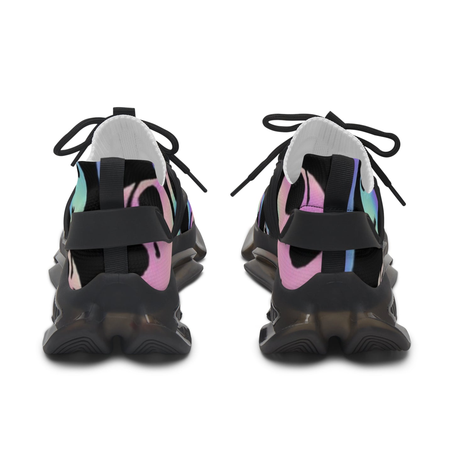 Sneakers - Halloween Colorful Ghost Print Women's Mesh Sneakers