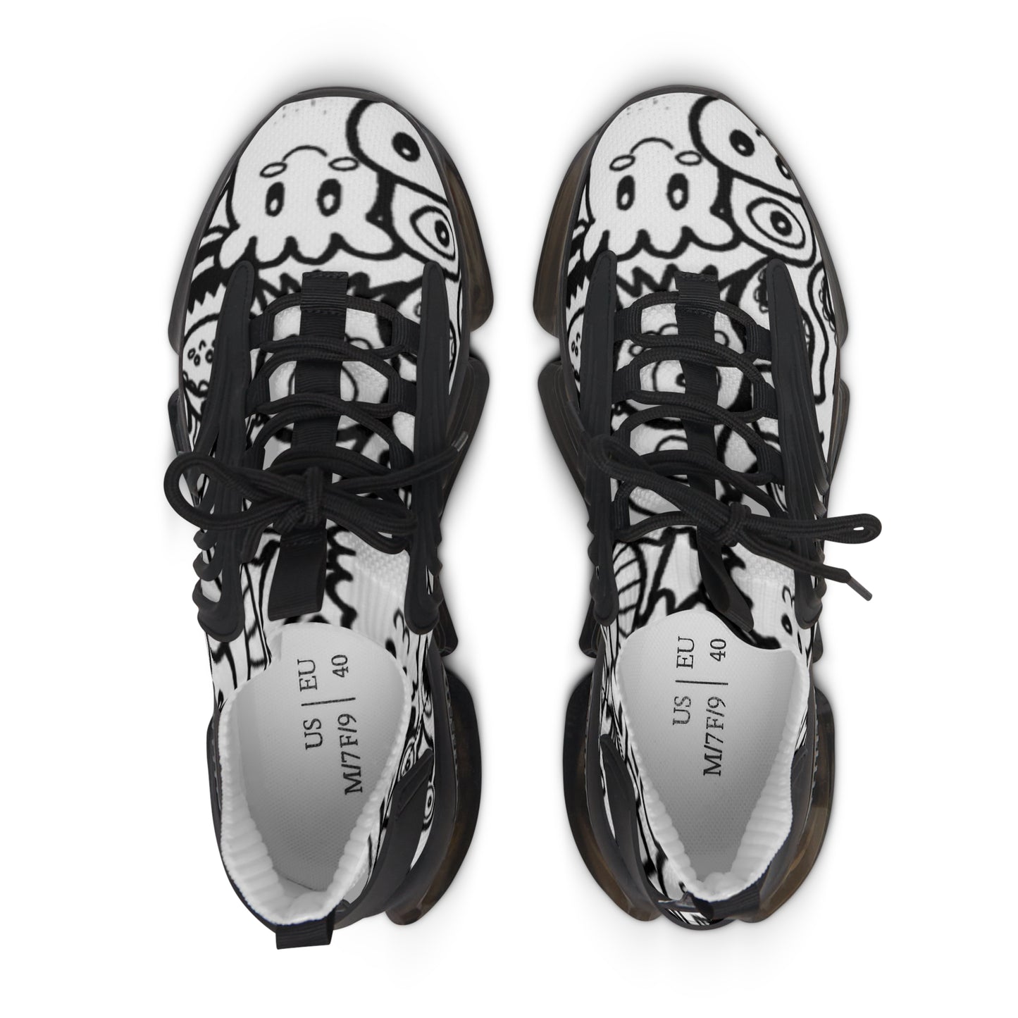 Trendy Women's Mesh Sneakers - Comfortable Athletic Shoes, Casual Footwear, Graphic Print Sneakers, Stylish Sports Shoes, Gift for Her