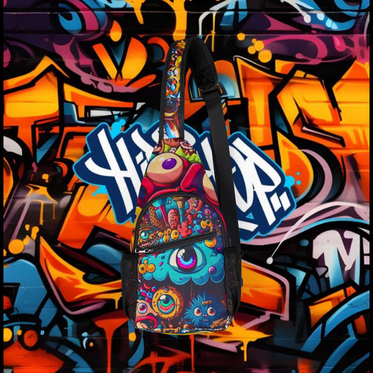 Graffiti Chest Bag