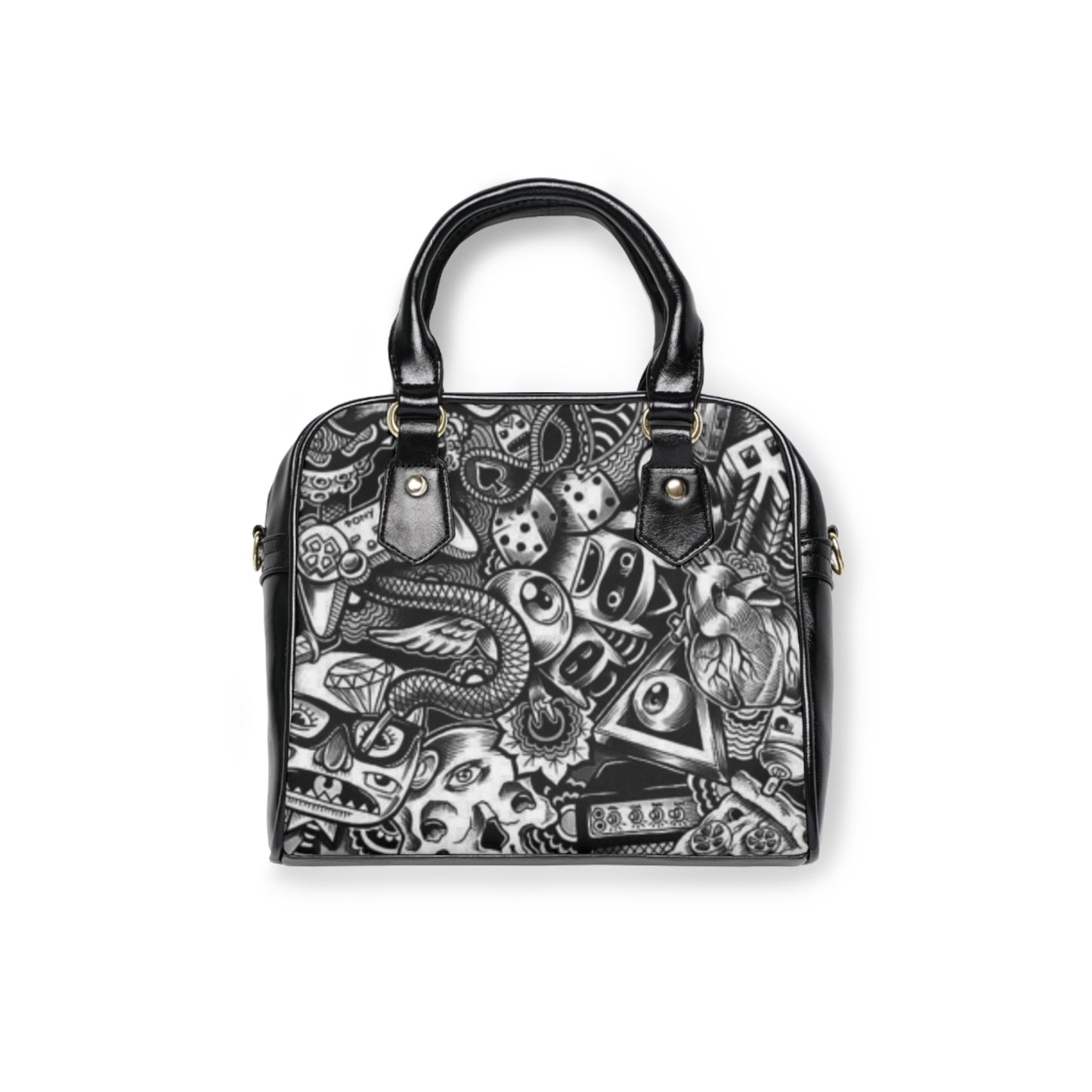 Stylish Shoulder Handbag with Unique Artistic Design, Trendy Carryall for Everyday Use, Perfect Gift for Fashion Lovers, Chic Black [...]