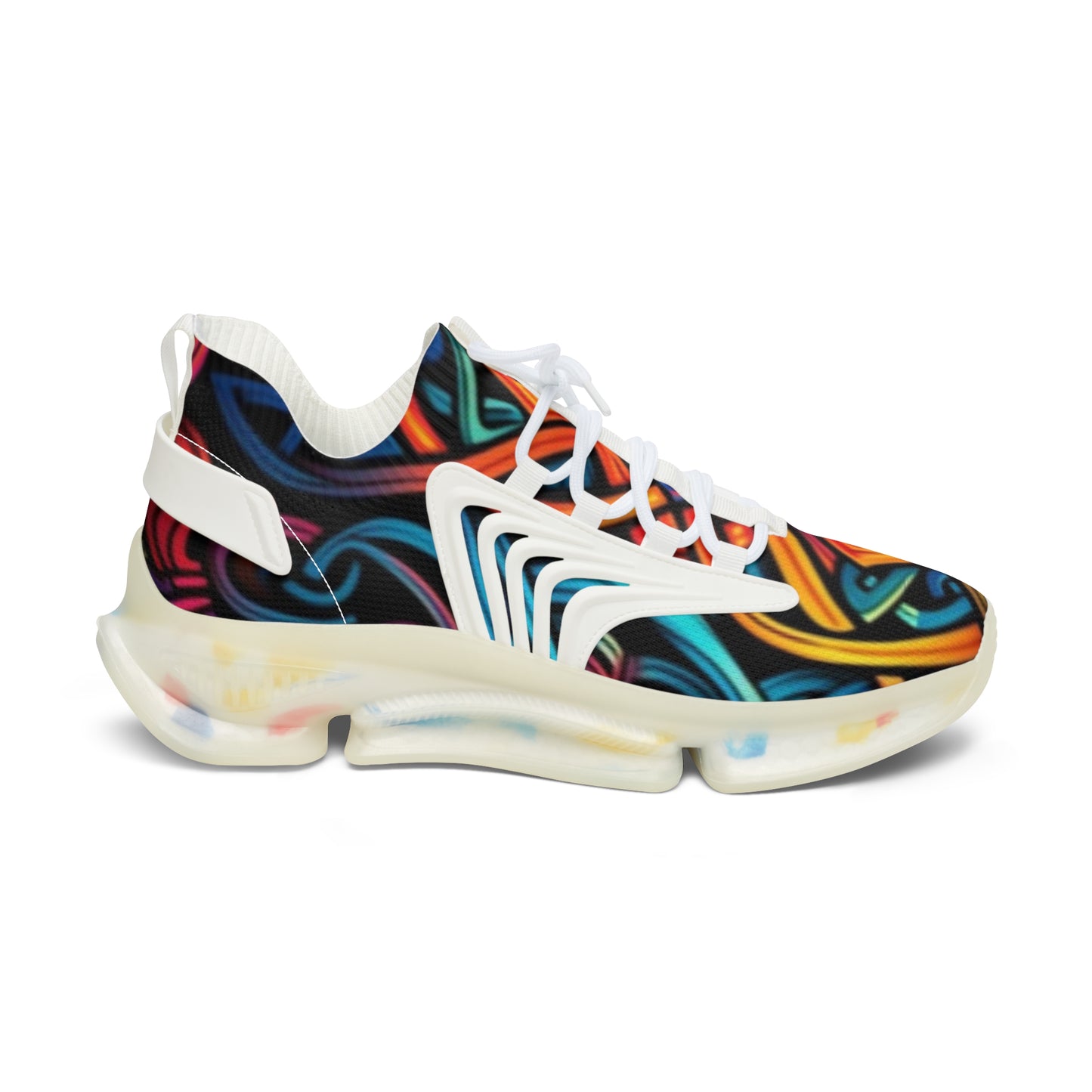 Vibrant Women's Mesh Sneakers | Trendy Athletic Shoes for Fashionistas, Casual Wear, Running, Gift for Her, Summer Vibes
