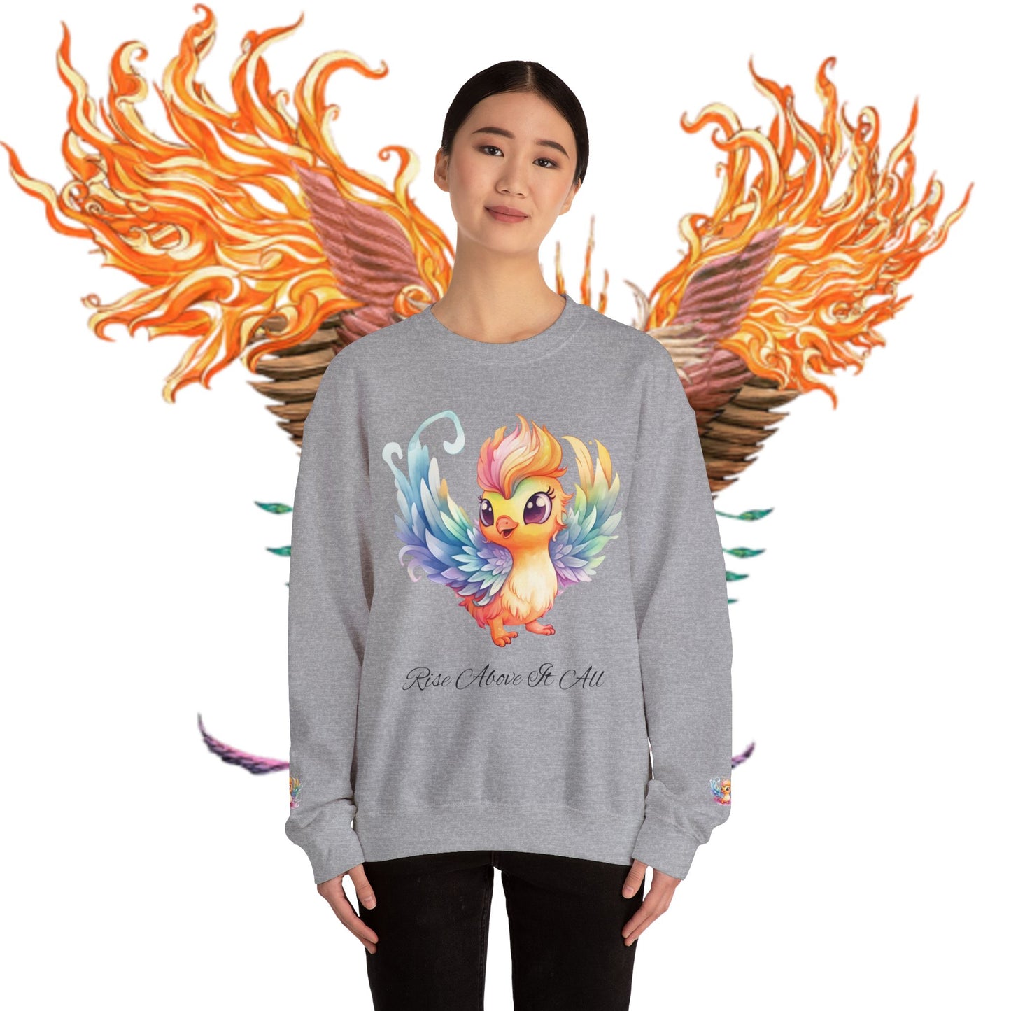 Unisex Sweatshirt Phoenix Collection with Quotes