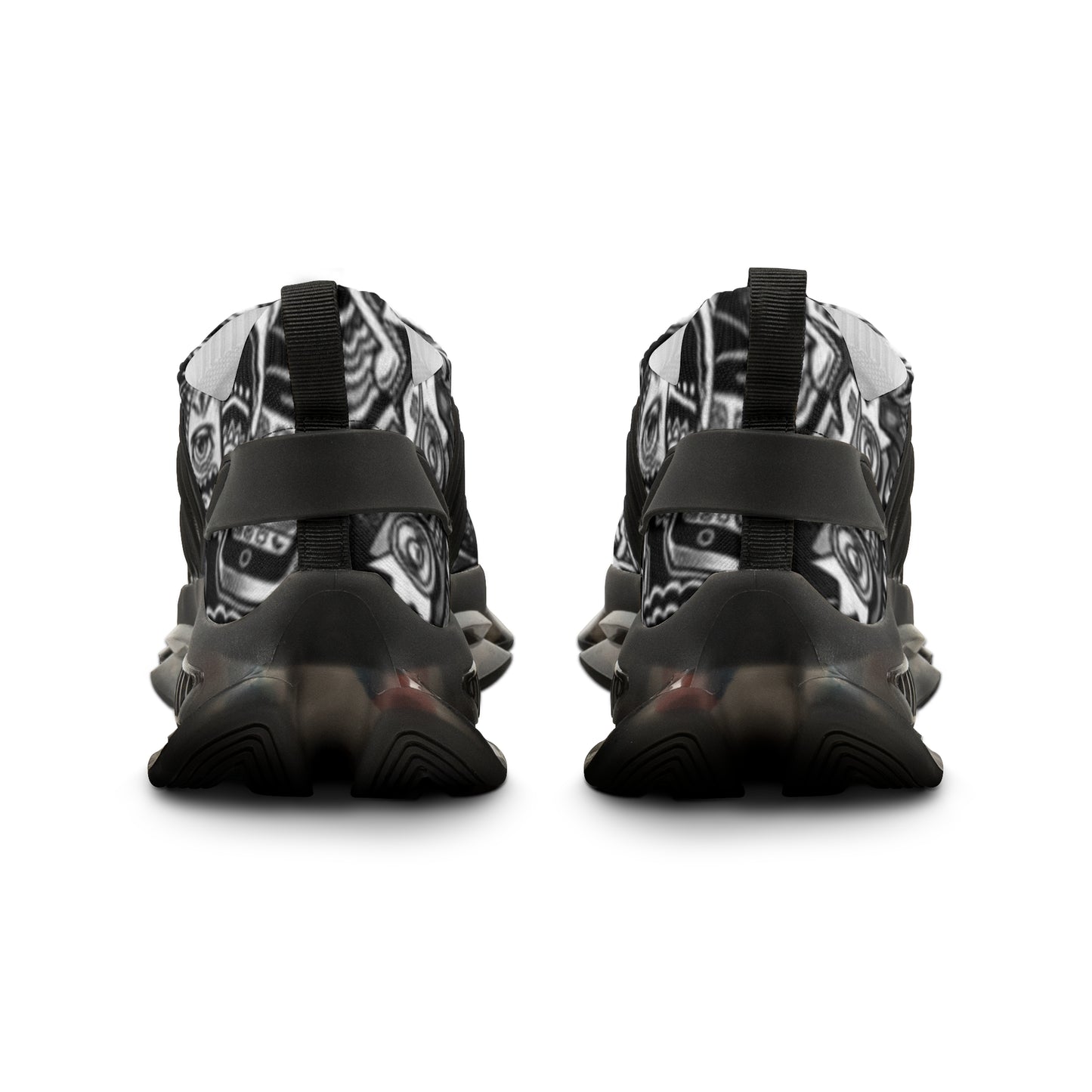 Stylish Men's Mesh Sneakers with Bold Graphic Design, Comfort Footwear, Unique Sneaker Gift, Trendy Sports Shoes, Everyday Casual Shoes