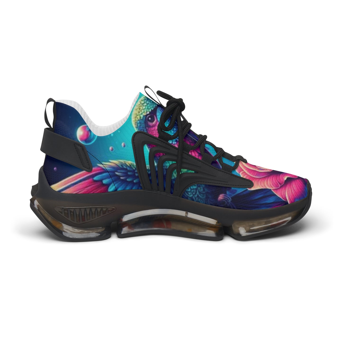 Mesh Sneakers - Hummingbird n Rose Design