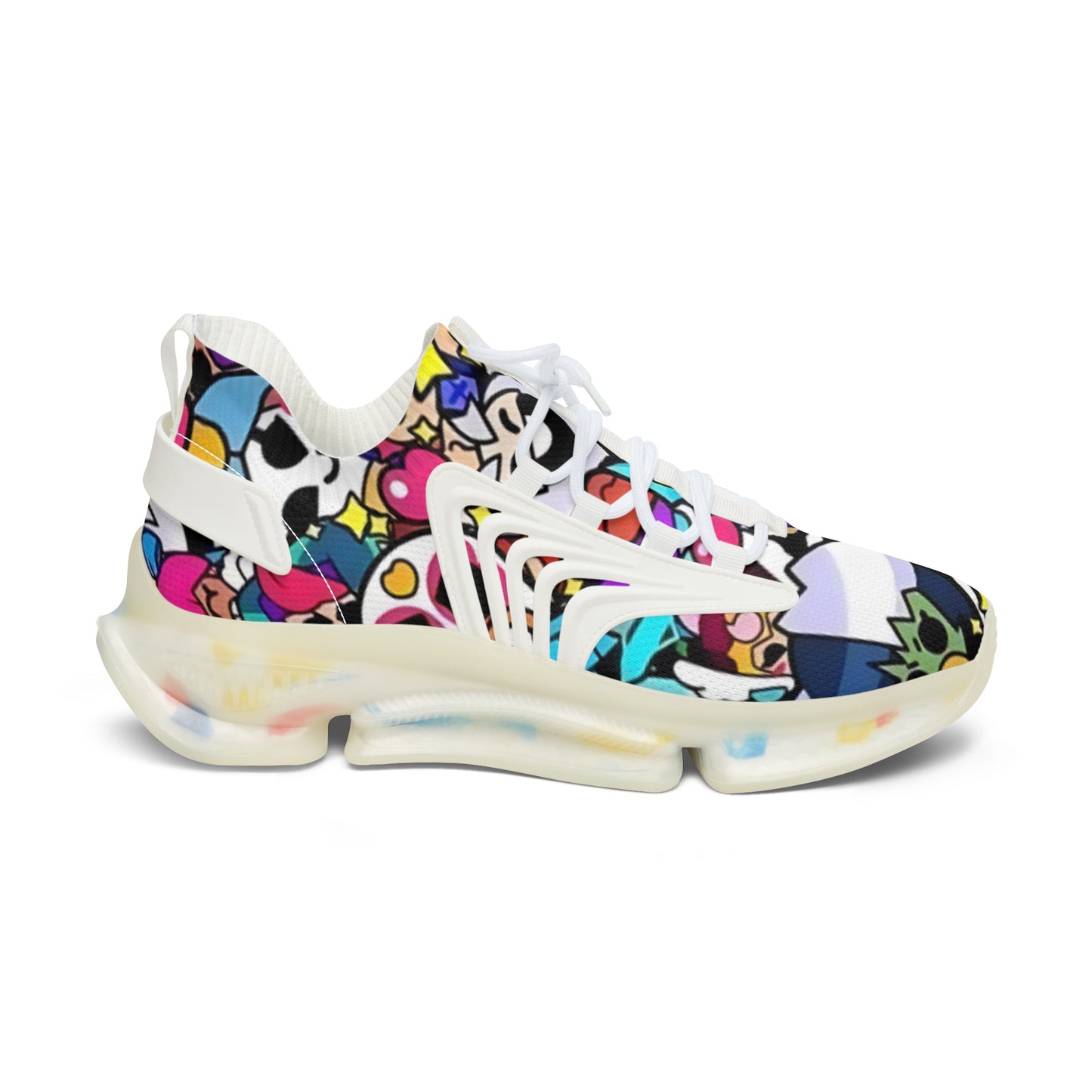 Stylish Women's Mesh Sneakers, Trendy Athletic Shoes for Fashion and Comfort, Colorful Footwear for Casual Outings, Gym, Holidays, Gift Idea