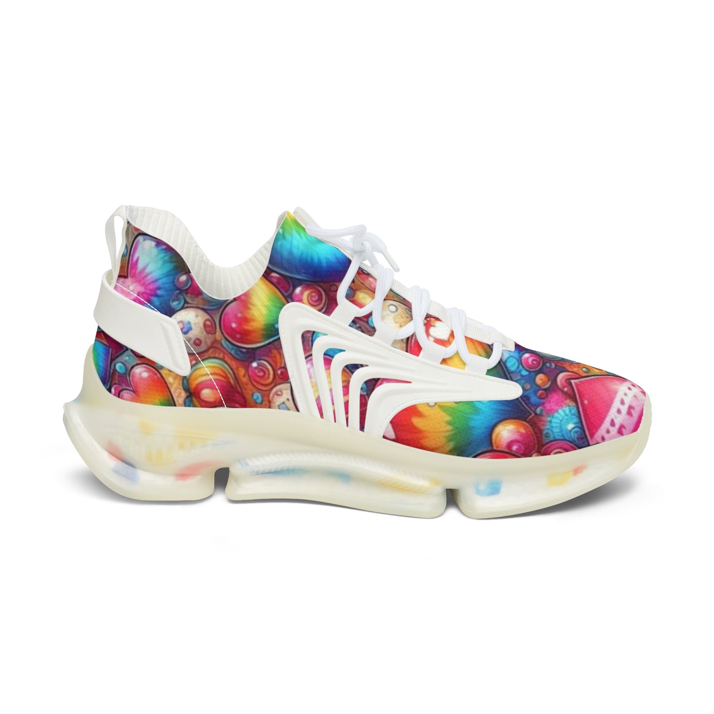 Vibrant Women's Mesh Sneakers - Colorful Sports Shoes for Active Lifestyle, Trendy Sneakers, Fashion Footwear, Gift for Her
