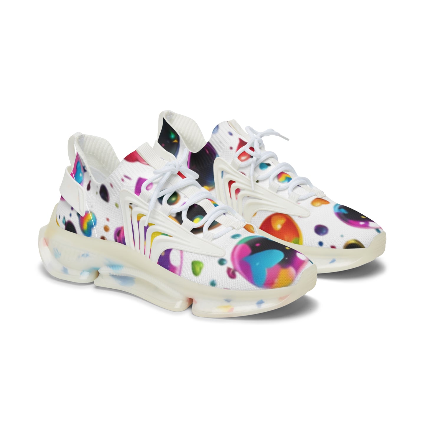 Sneakers with Candy Rain Design
