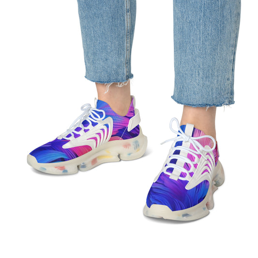 Colorful Women's Mesh Sneakers - Trendy Footwear, Lightweight Athletic Shoes, Sporty Lifestyle, Ideal for Running and Casual Wear