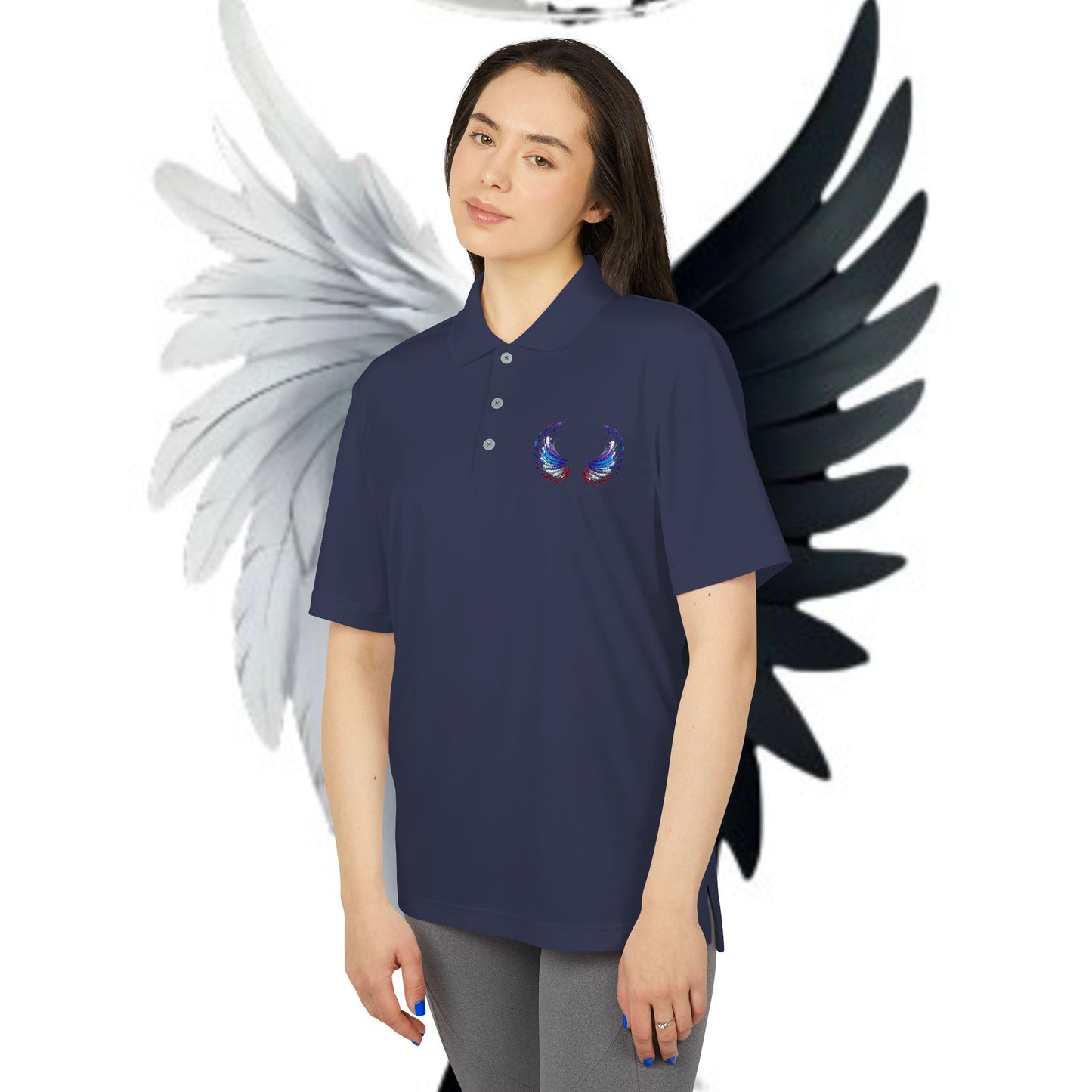 Polo Shirt Butterfly Wing Design