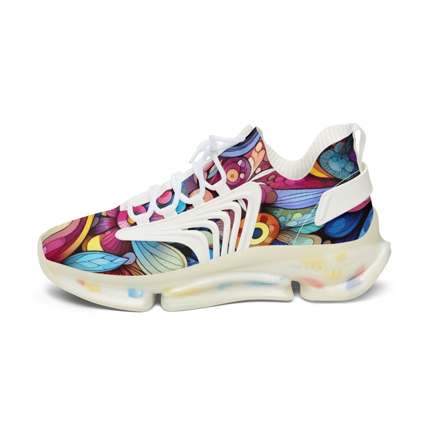 Colorful Women's Mesh Sneakers - Stylish Athletic Shoes for Fitness, Casual Wear, Travel, Festivals, and Everyday Comfort