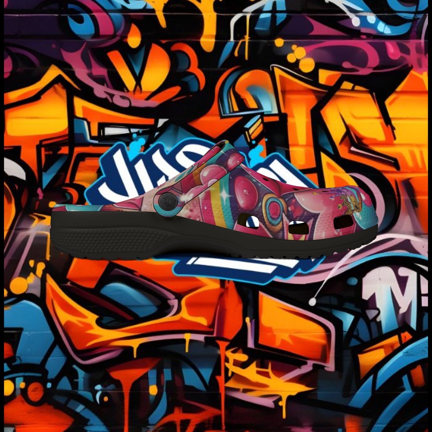 Foam Shoes - Queen with Colorful Design