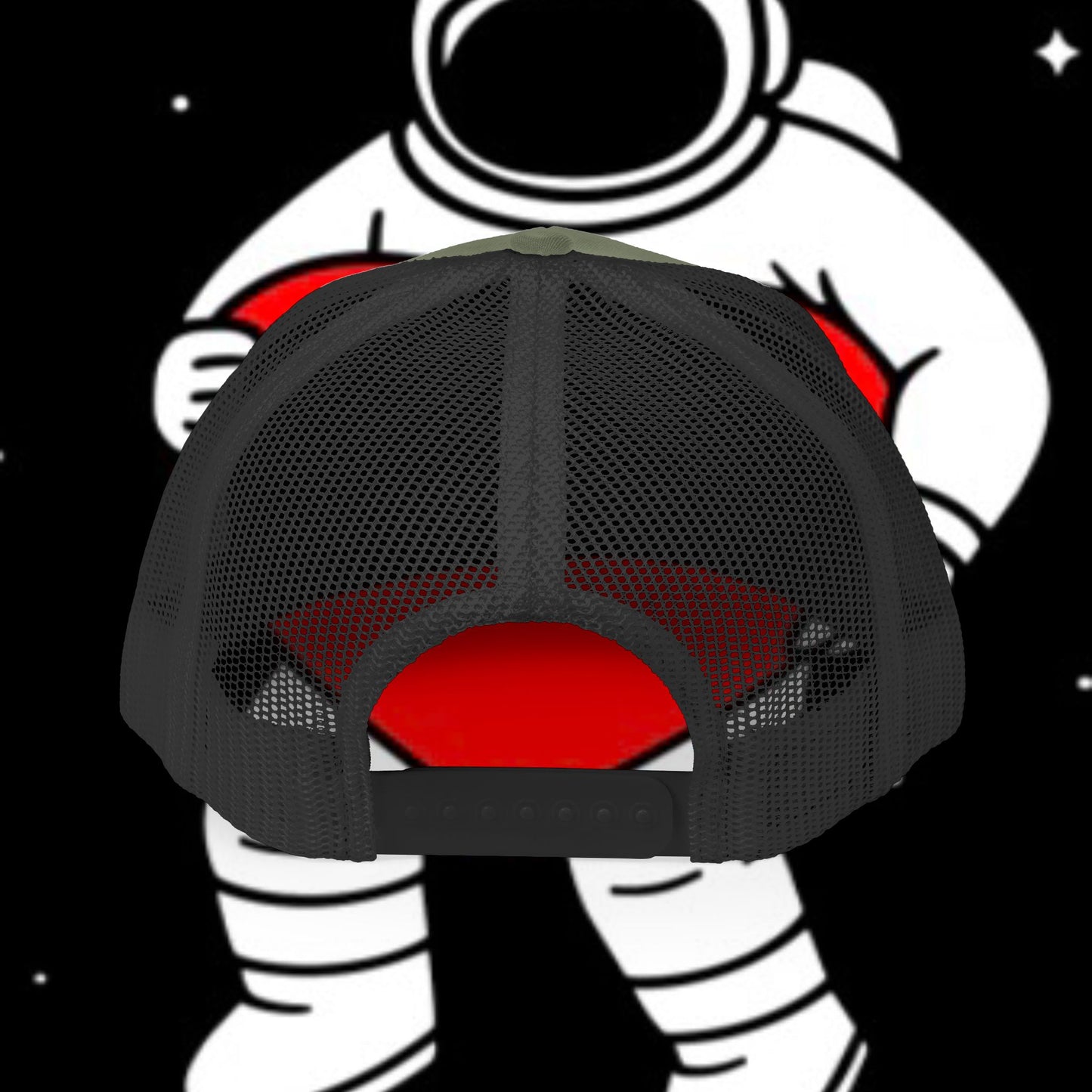 Astronaut Heart Snapback Cap, Cool Trucker Hat for Space Lovers, Unique Gift for Birthdays, Holidays, Adventure, Outdoor Wear