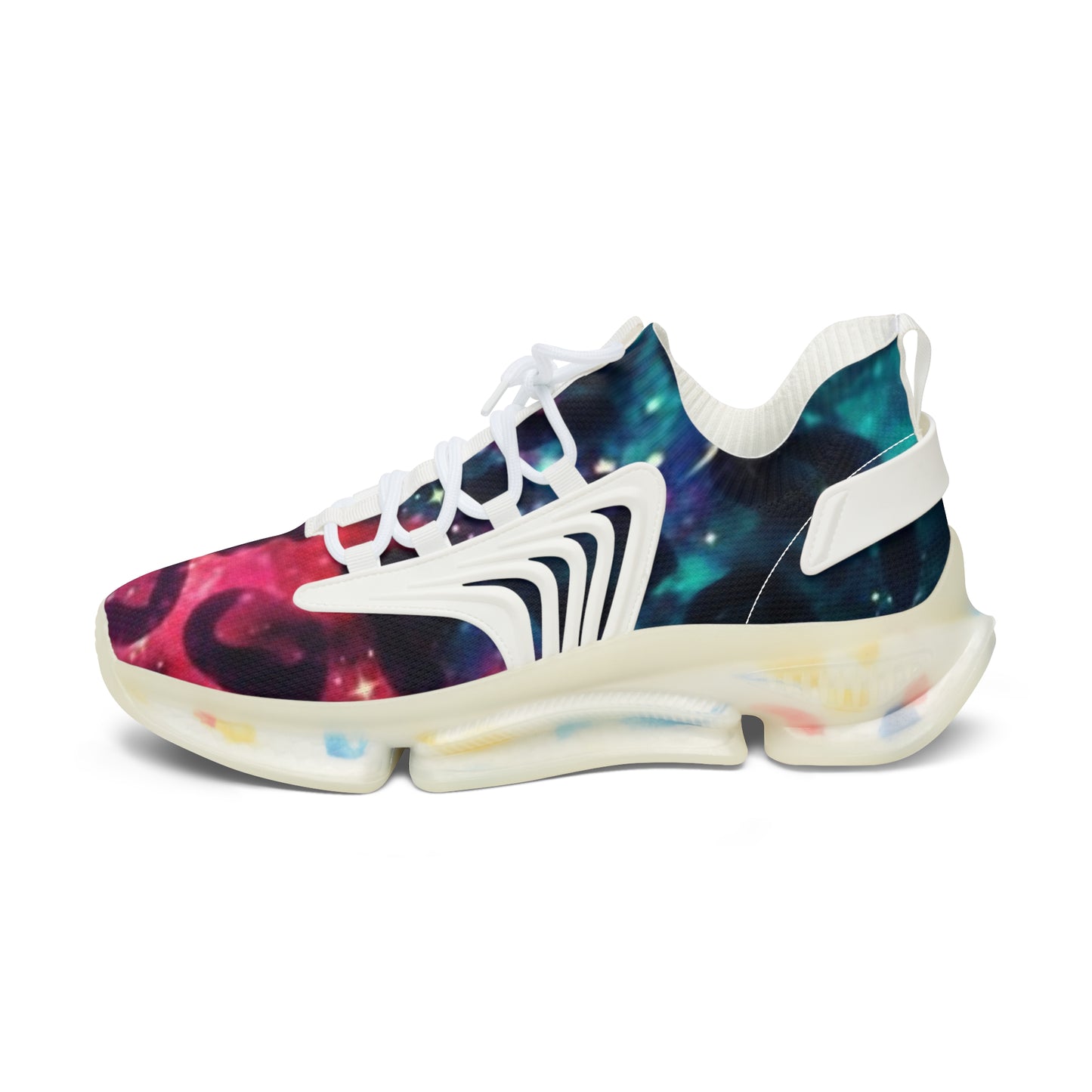 Mesh Sneakers - Space Cheetah Print Women's Shoes