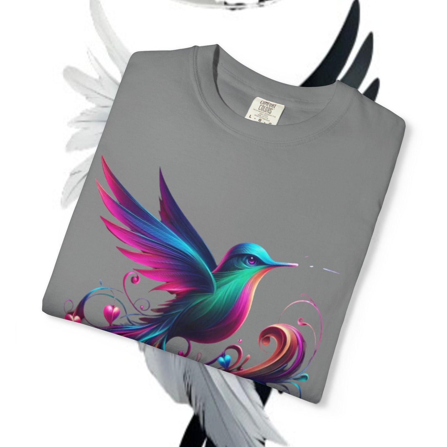 Garment-Dyed T-shirt - Freedom is a Blessing Design