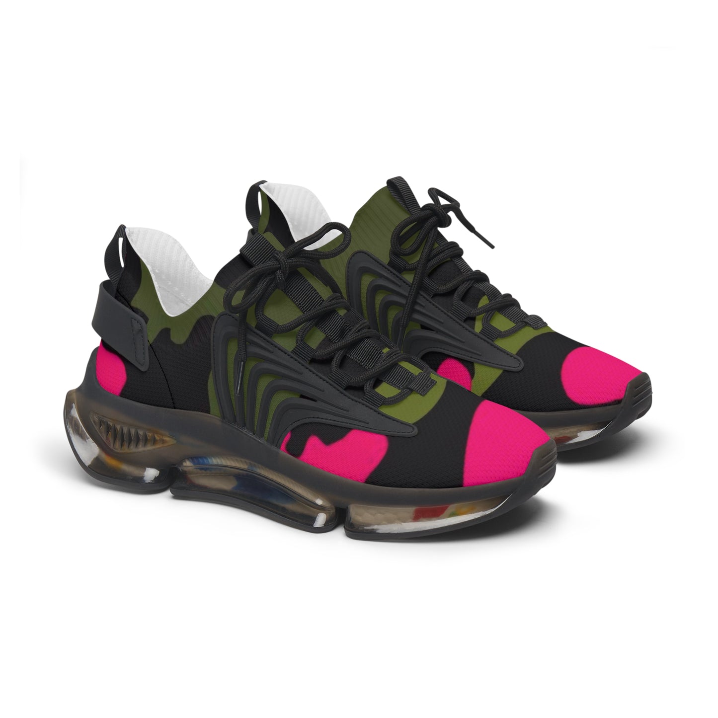 Vibrant Women's Mesh Sneakers - Colorful Athletic Shoes for Running, Casual Wear, Fitness, Travel, Trendy Style
