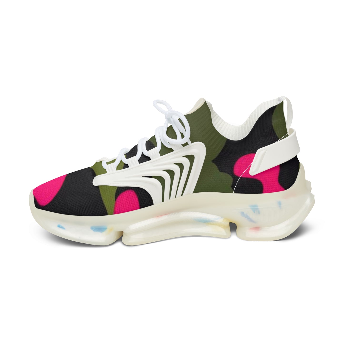 Vibrant Women's Mesh Sneakers - Colorful Athletic Shoes for Running, Casual Wear, Fitness, Travel, Trendy Style