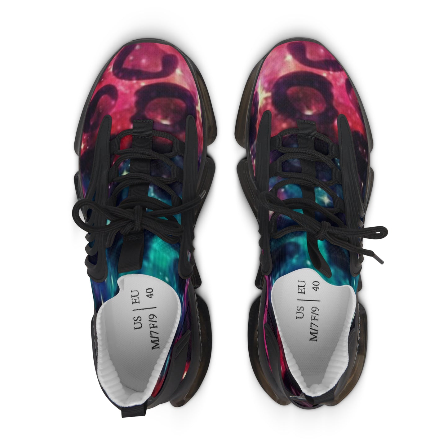 Mesh Sneakers - Space Cheetah Print Women's Shoes