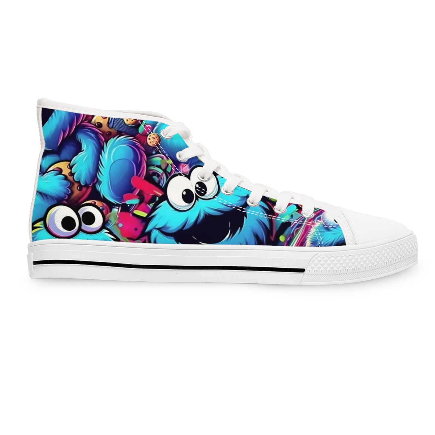 Cookie Monster High Top Sneakers
