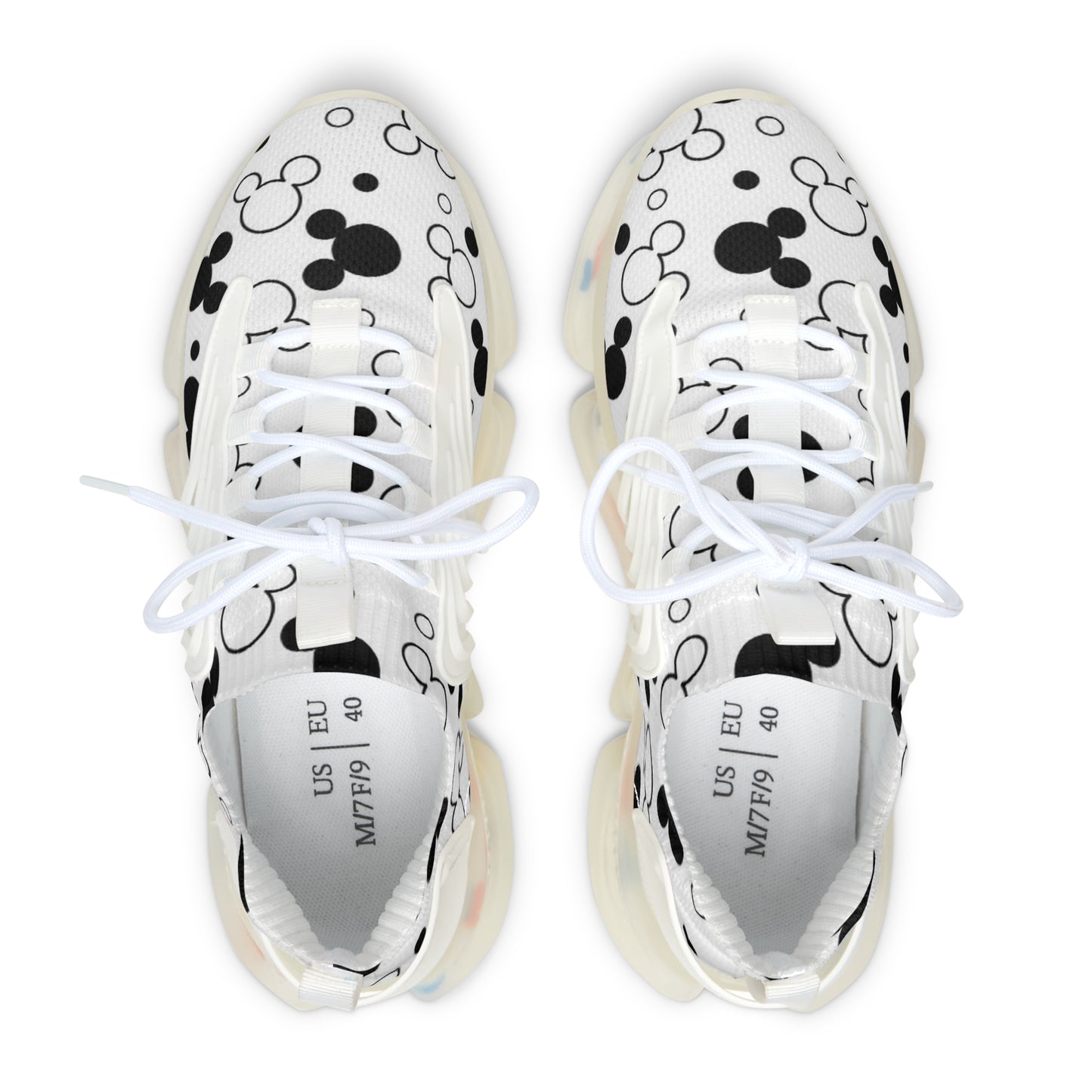 Playful Women's Mesh Sneakers with Colorful Mickey Design, Trendy Athletic Shoes, Everyday Comfort Footwear, Gifts for Disney Lovers, [...]