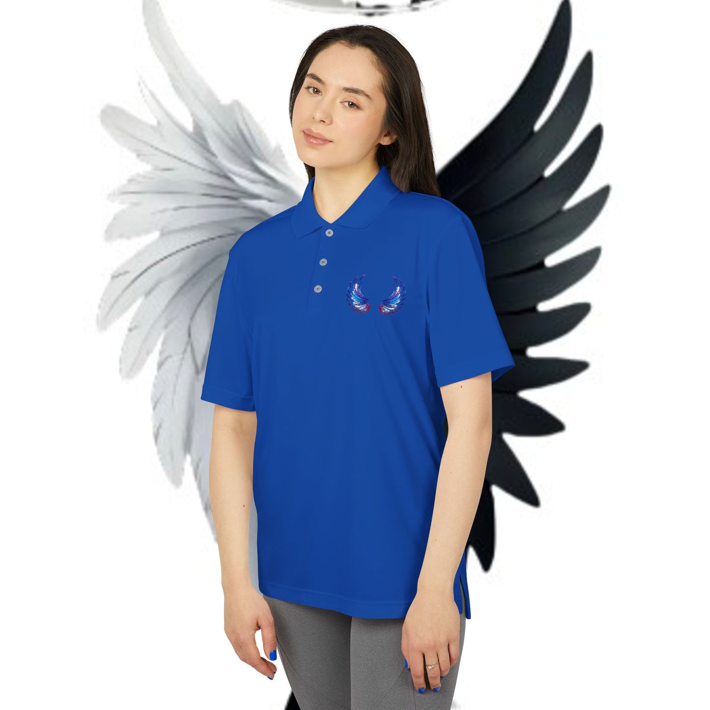 Polo Shirt Butterfly Wing Design