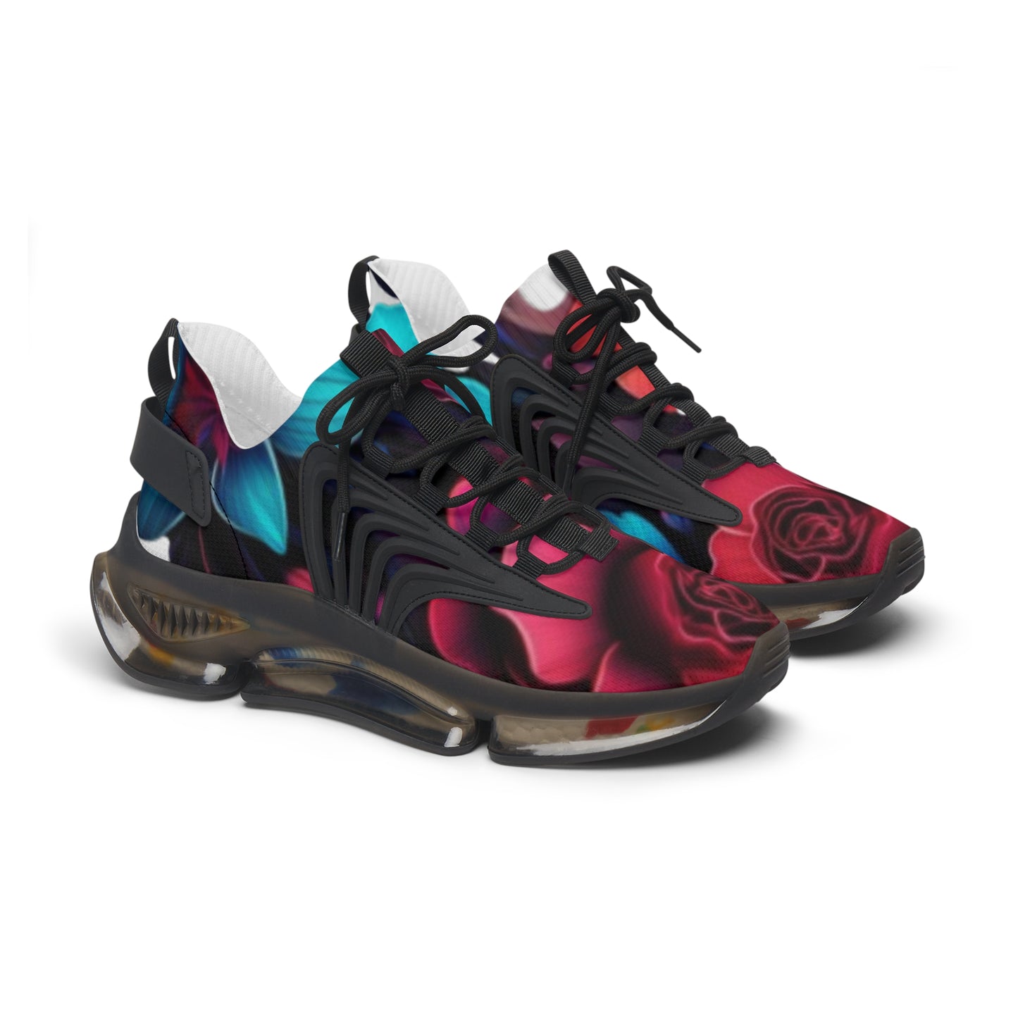 Flower design Women's Mesh Sneakers - Stylish Athletic Shoes for Everyday Wear, Workout, Casual Outings, Travel, Gift for Her