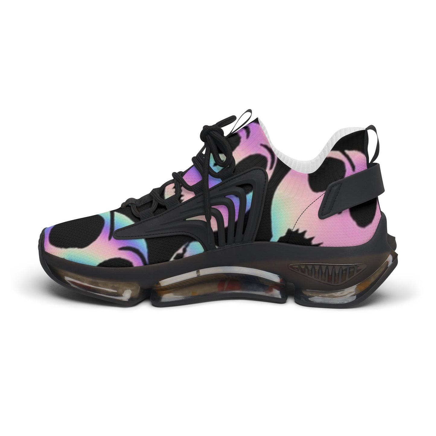 Sneakers - Halloween Colorful Ghost Print Women's Mesh Sneakers