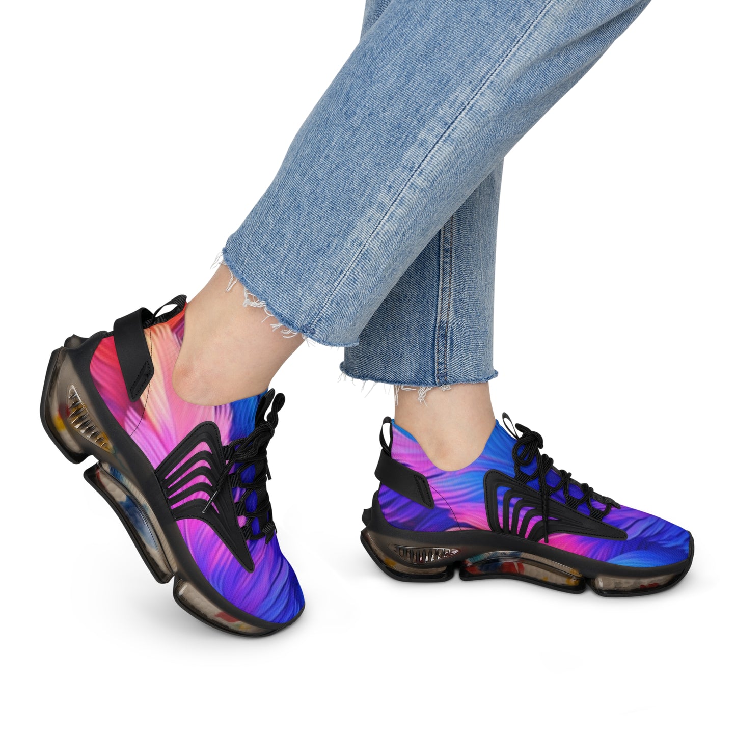 Colorful Women's Mesh Sneakers - Trendy Footwear, Lightweight Athletic Shoes, Sporty Lifestyle, Ideal for Running and Casual Wear