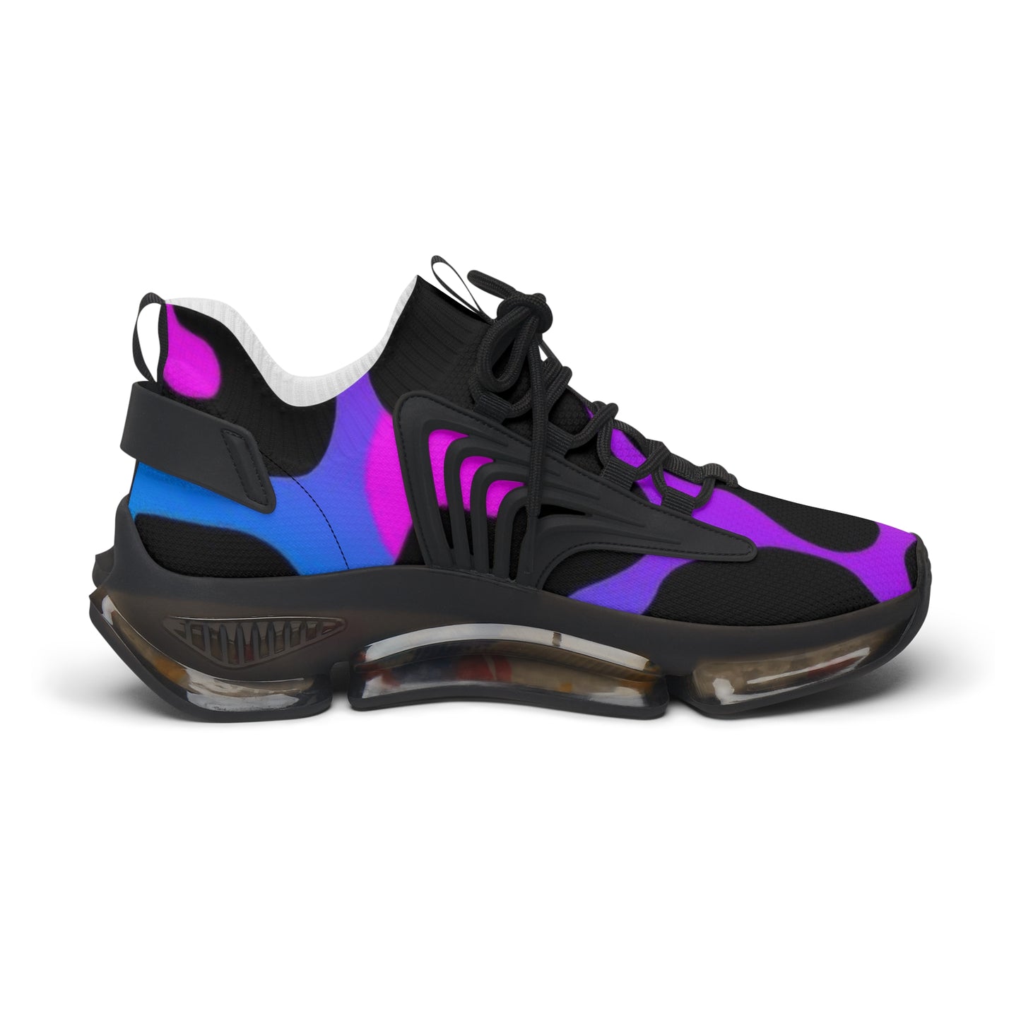 Trendy Women's Mesh Sneakers, Colorful Athletic Shoes, Stylish Walking Sneakers, Unique Sport Shoes, Fashion-forward Sneakers