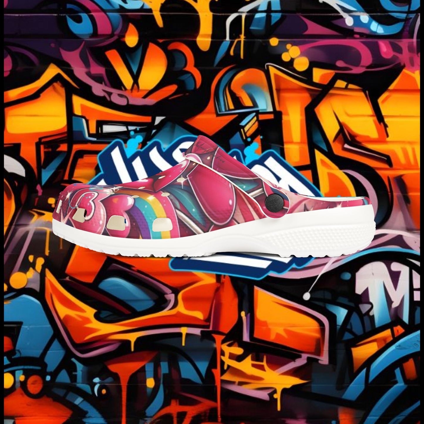 Foam Shoes - Queen with Colorful Design