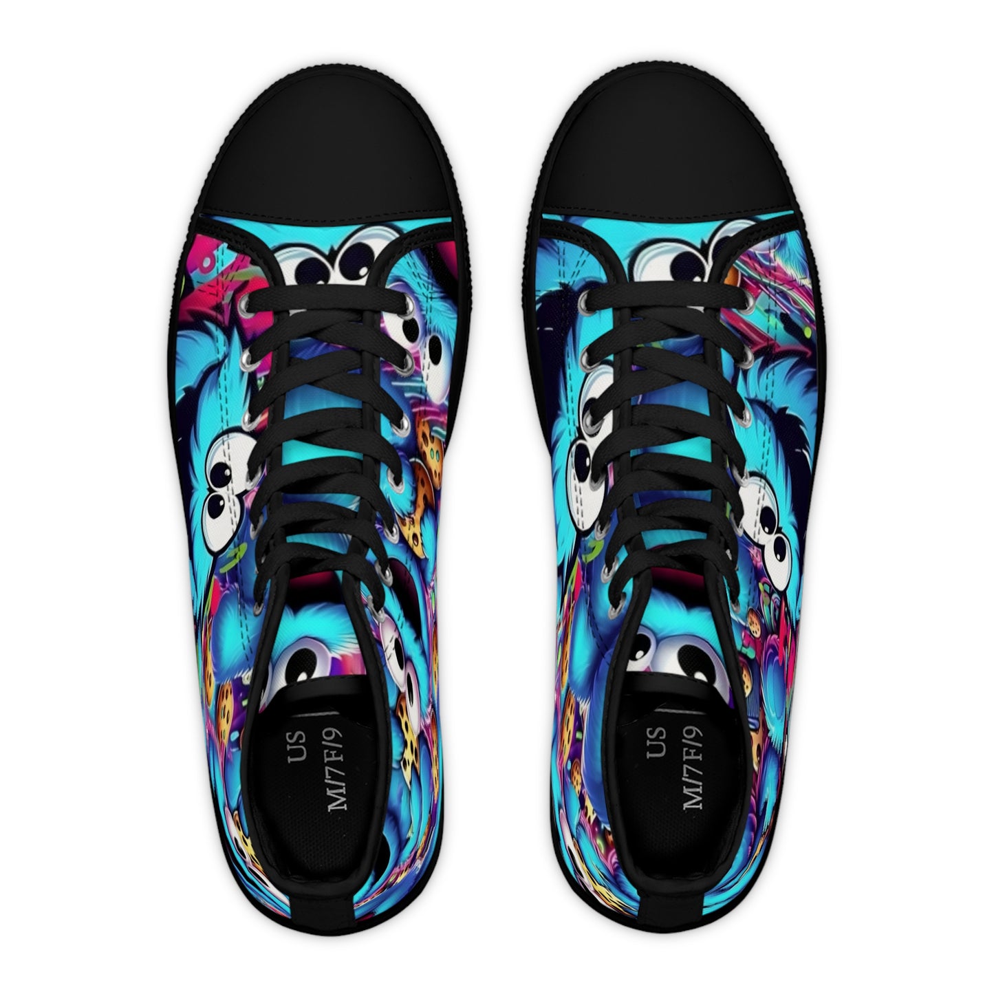 Cookie Monster High Top Sneakers