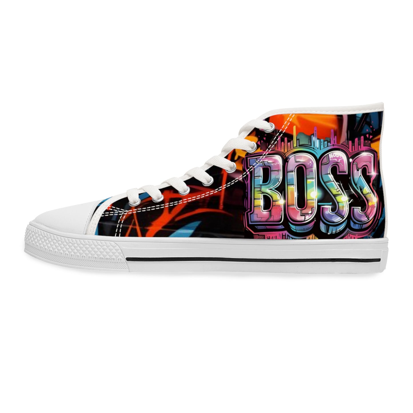 Sneakers Graffiti Boss Female Sk8 High Top