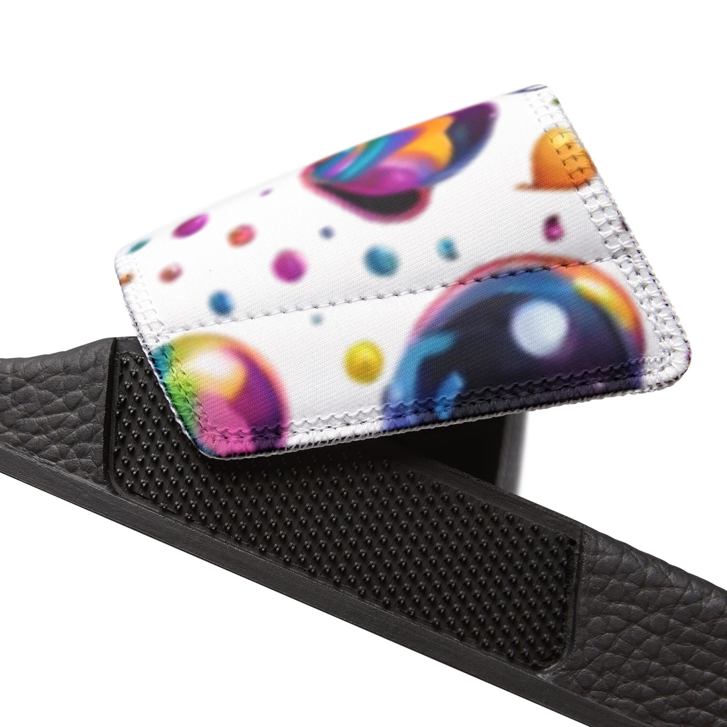 Sandals Slides - Candy Rain Design Removable-Strap Women's Shoes