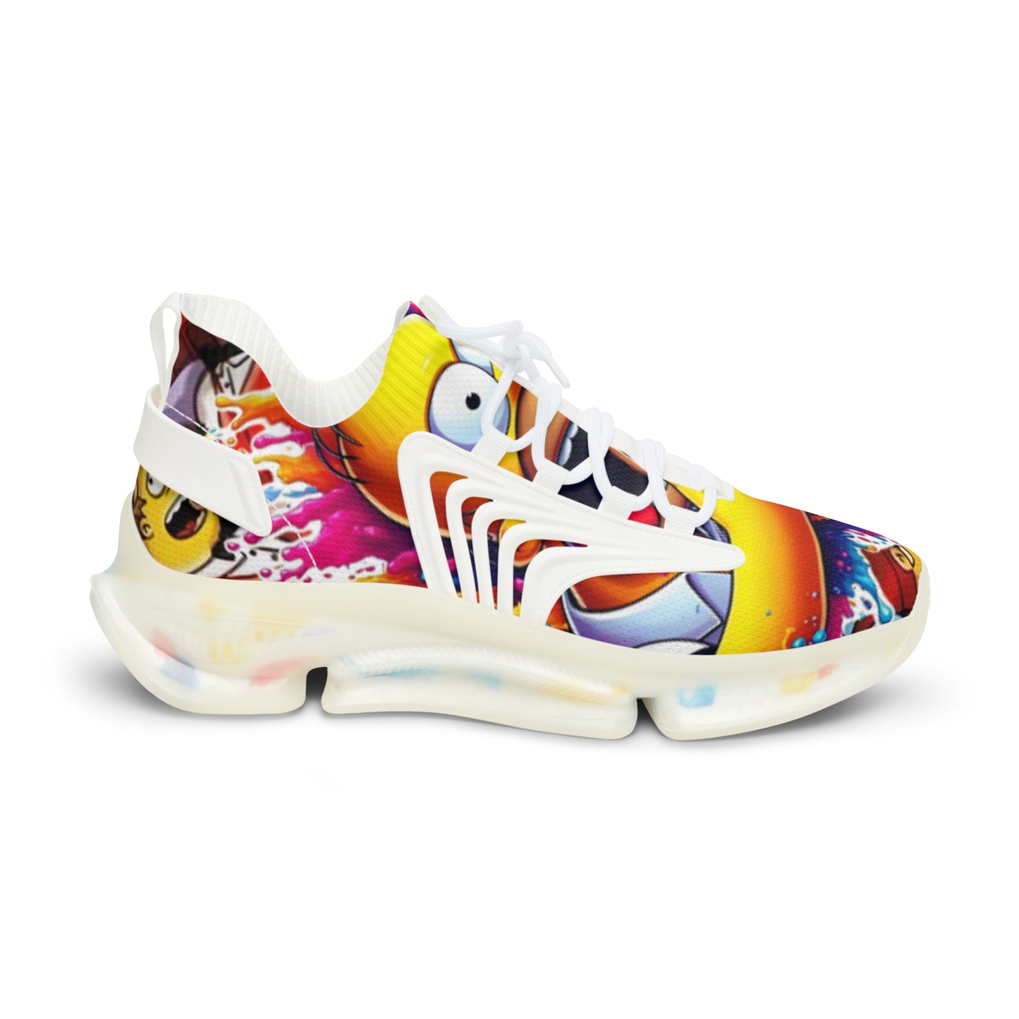 Vibrant Men's Mesh Sneakers - Colorful Sports Shoes, Trendy Footwear, Summer Style, Outdoor Running, Casual Fashion