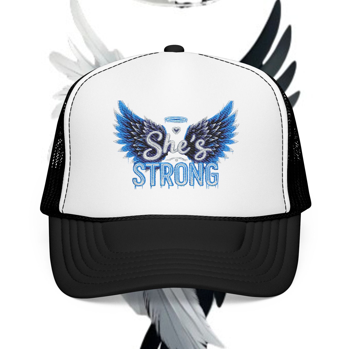 Embroidered Foam Trucker Hat - She Gifted Design