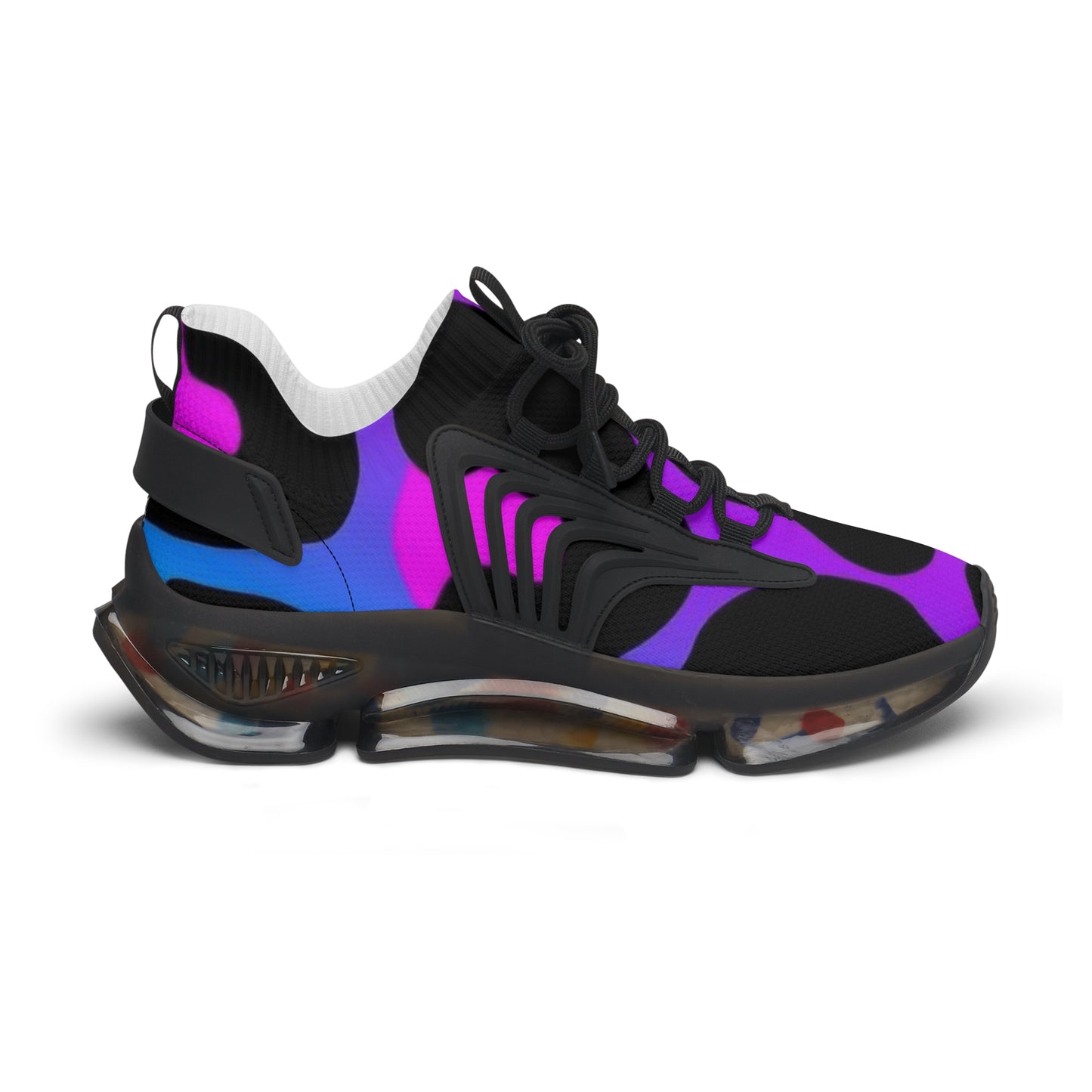 Trendy Women's Mesh Sneakers, Colorful Athletic Shoes, Stylish Walking Sneakers, Unique Sport Shoes, Fashion-forward Sneakers