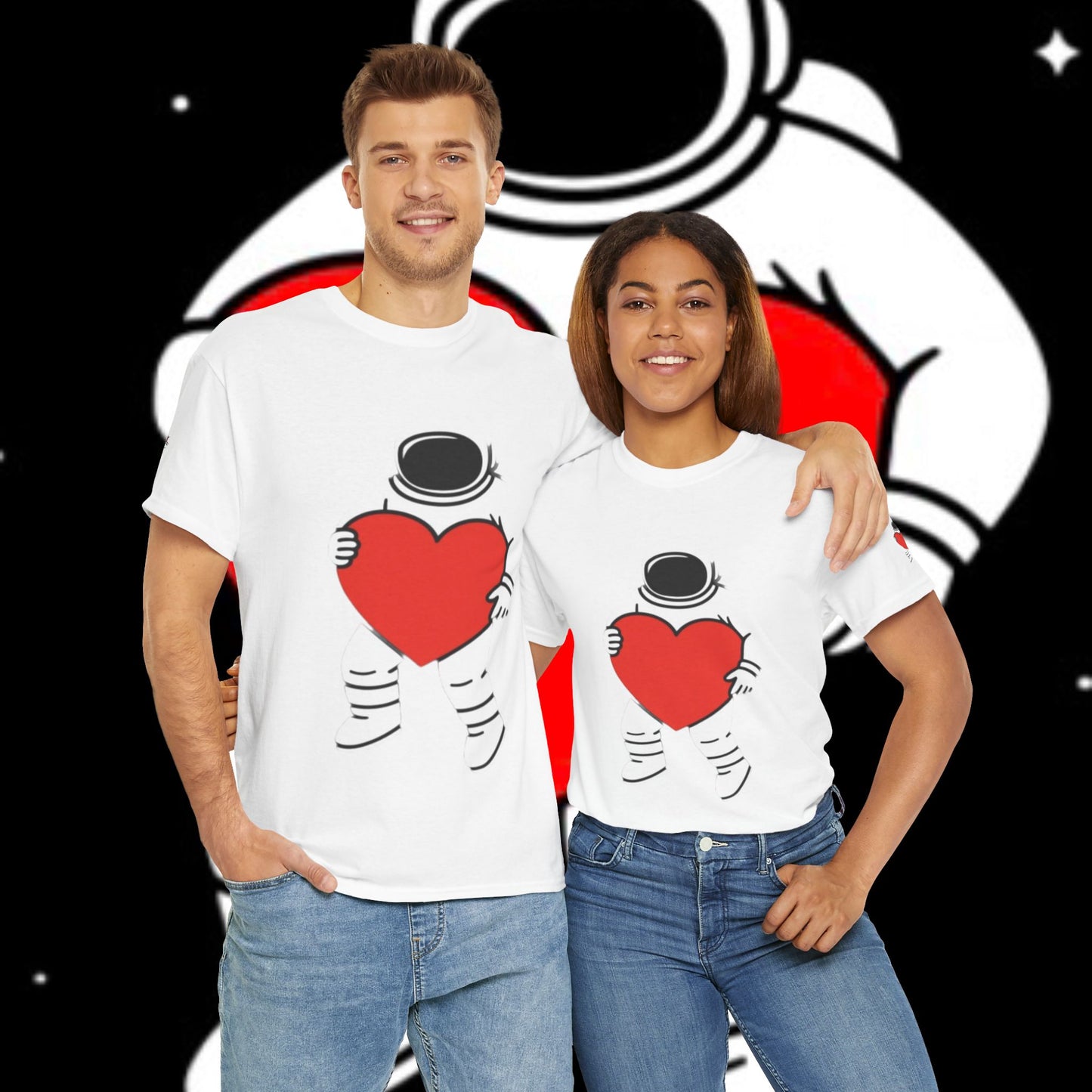 Couples Unisex Tee Collection - Short Sleeve Shirts for Besties and Couples
