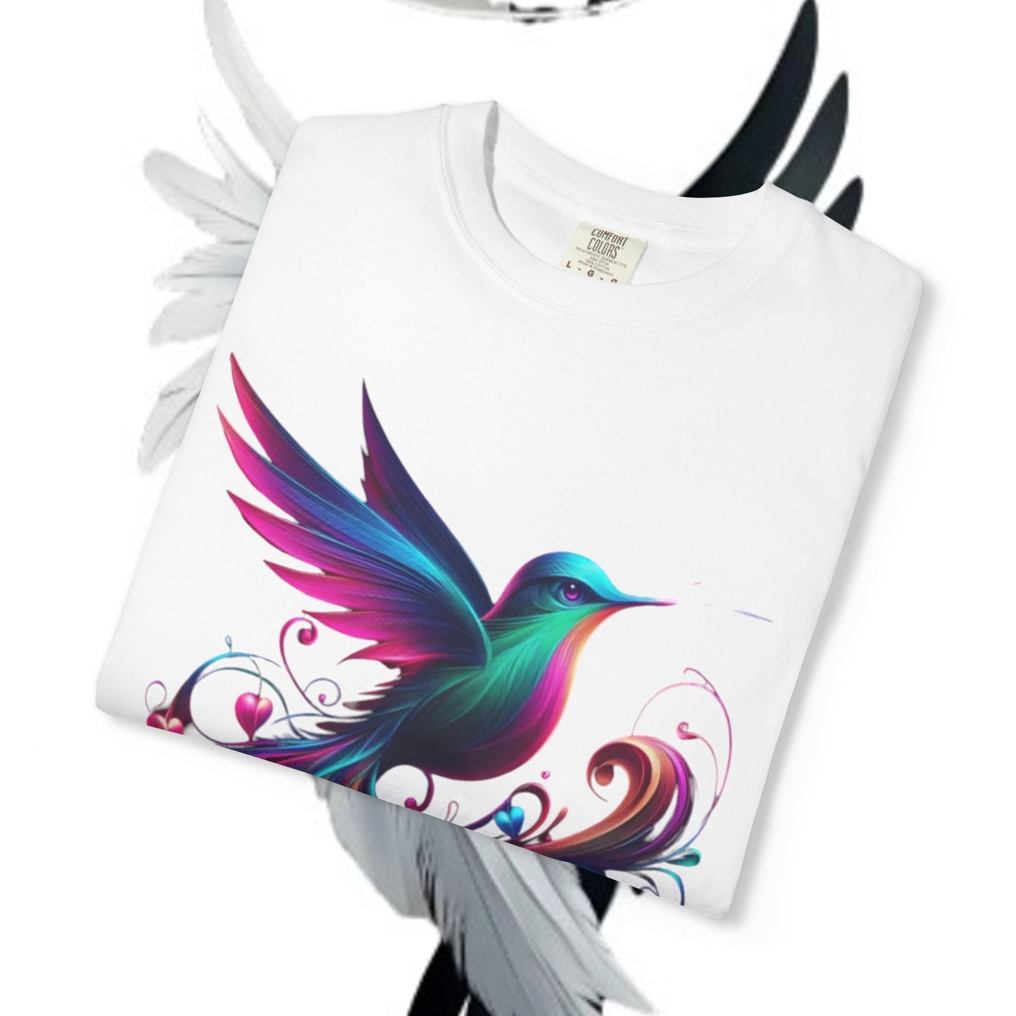 Garment-Dyed T-shirt - Freedom is a Blessing Design