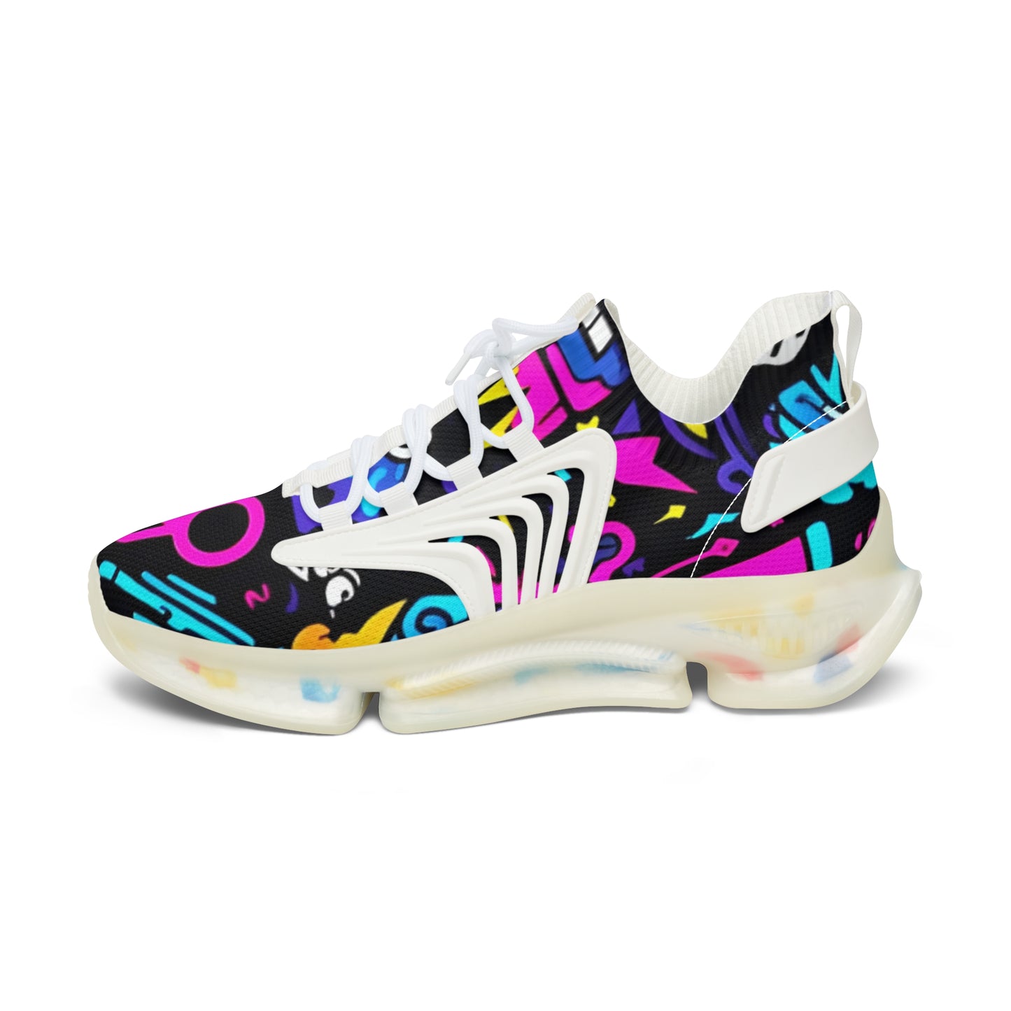 Colorful Women's Mesh Sneakers - Stylish Athletic Shoes, Trendy Footwear, Unique Sneakers, Casual Fashion, Gifts for Her