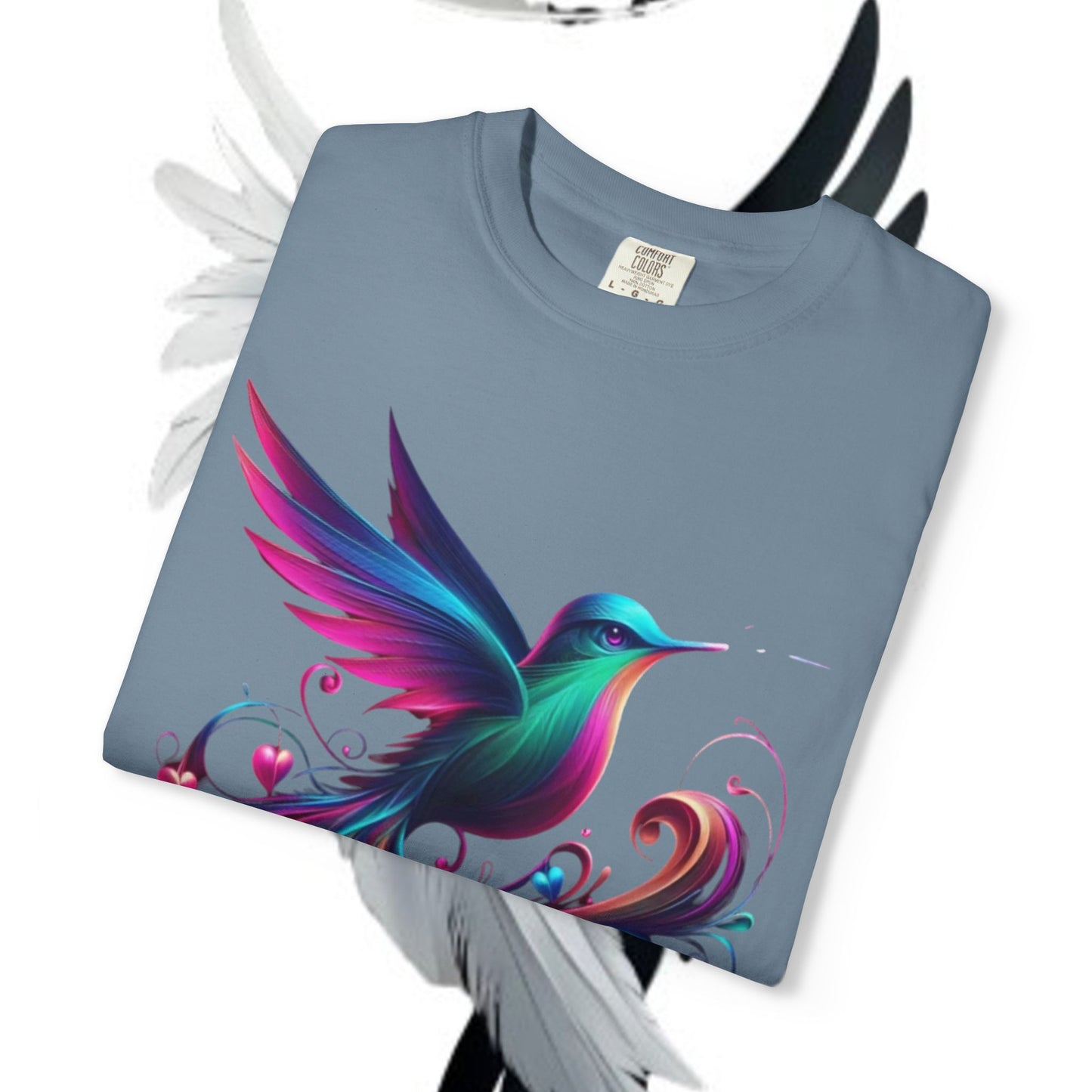 Garment-Dyed T-shirt - Freedom is a Blessing Design