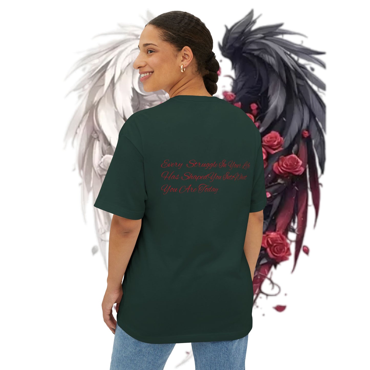 Oversized Tees Angel & Demon Collection - Celestial Streetwear Attitude