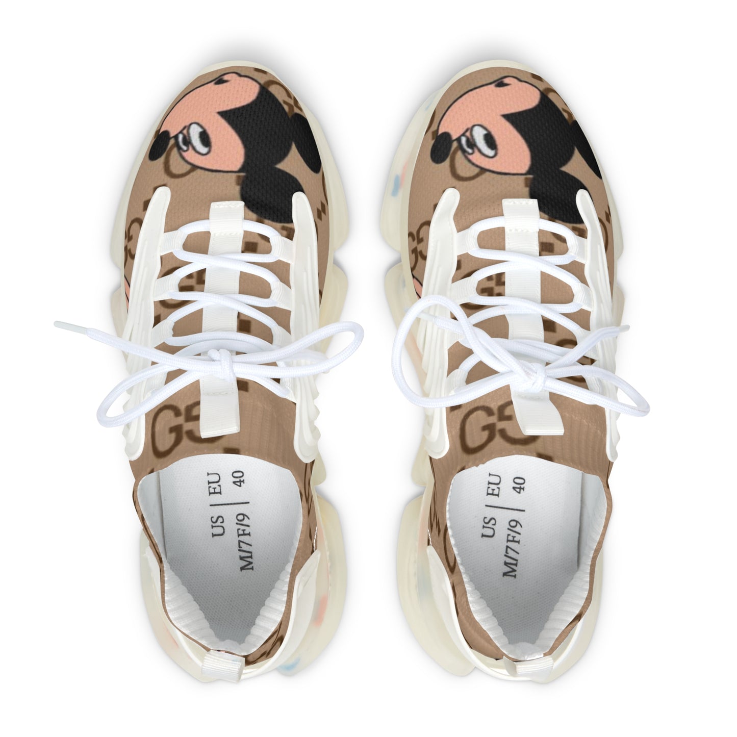 Sneakers - Mickey Mouse Gucci Design for Women