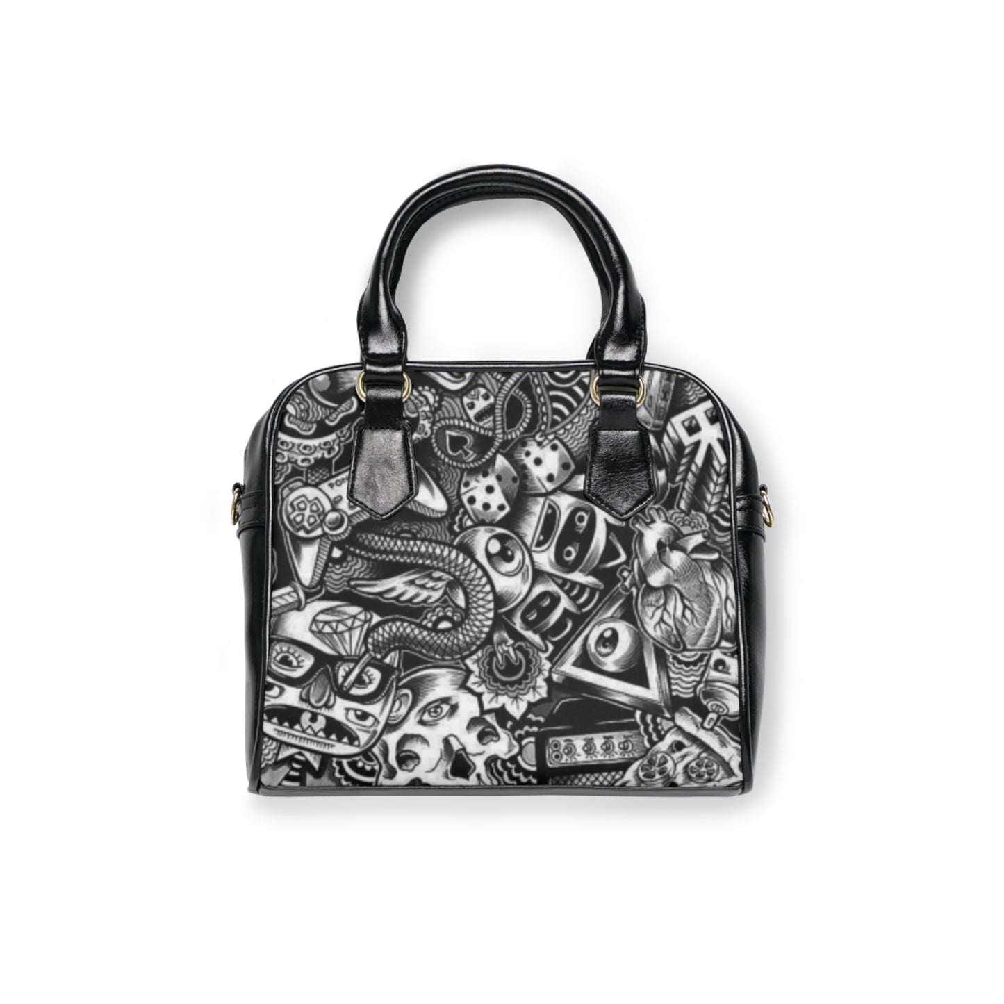 Stylish Shoulder Handbag with Unique Artistic Design, Trendy Carryall for Everyday Use, Perfect Gift for Fashion Lovers, Chic Black [...]