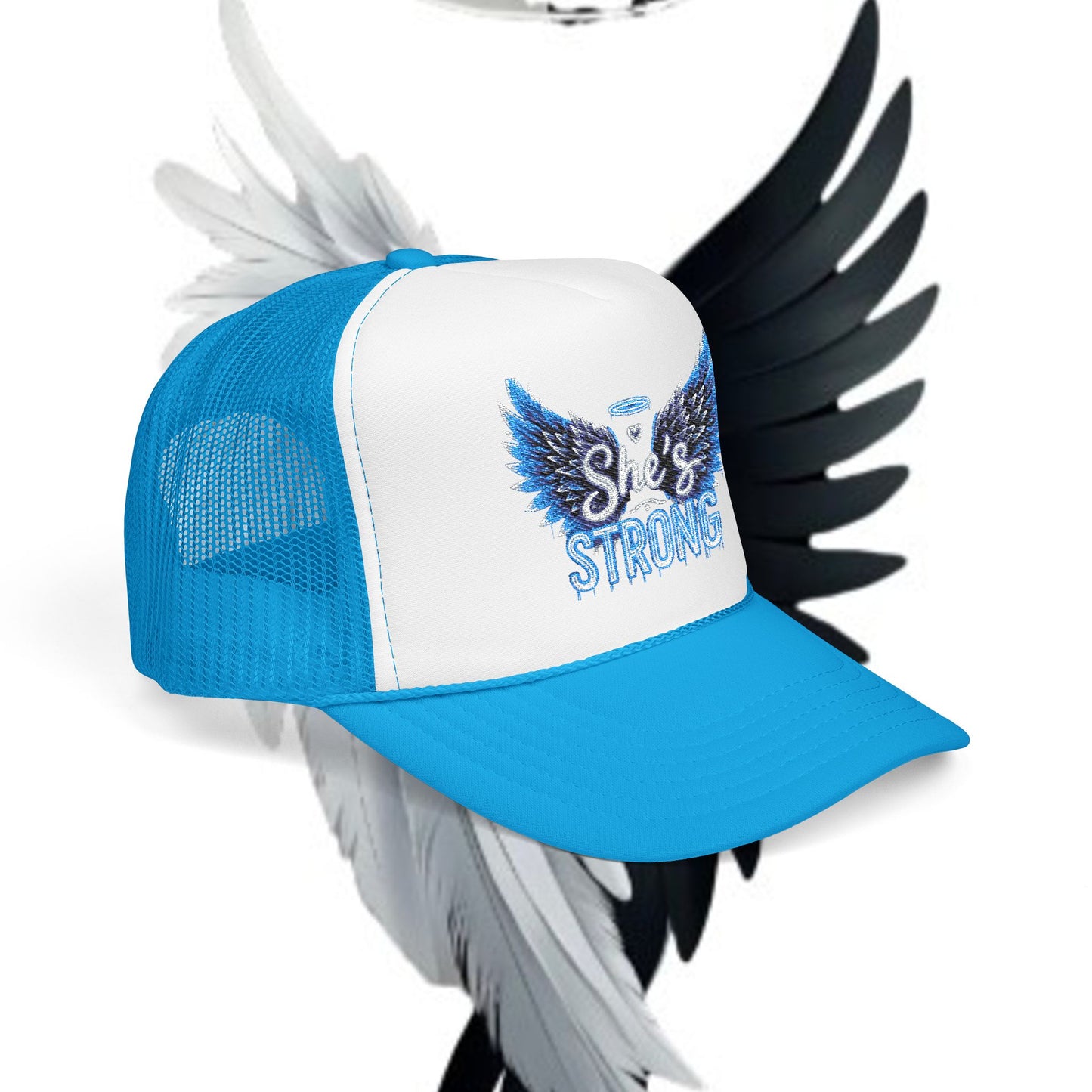 Embroidered Foam Trucker Hat - She Gifted Design
