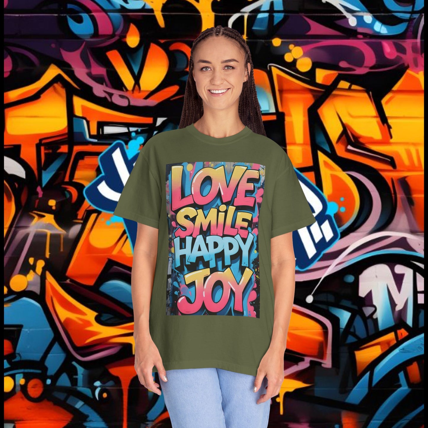 Vibrant Positive Vibes T-Shirt, Affirmation Tee, Casual Wear, Gift for Friends, Summer Style, Joyful Graphic Tee