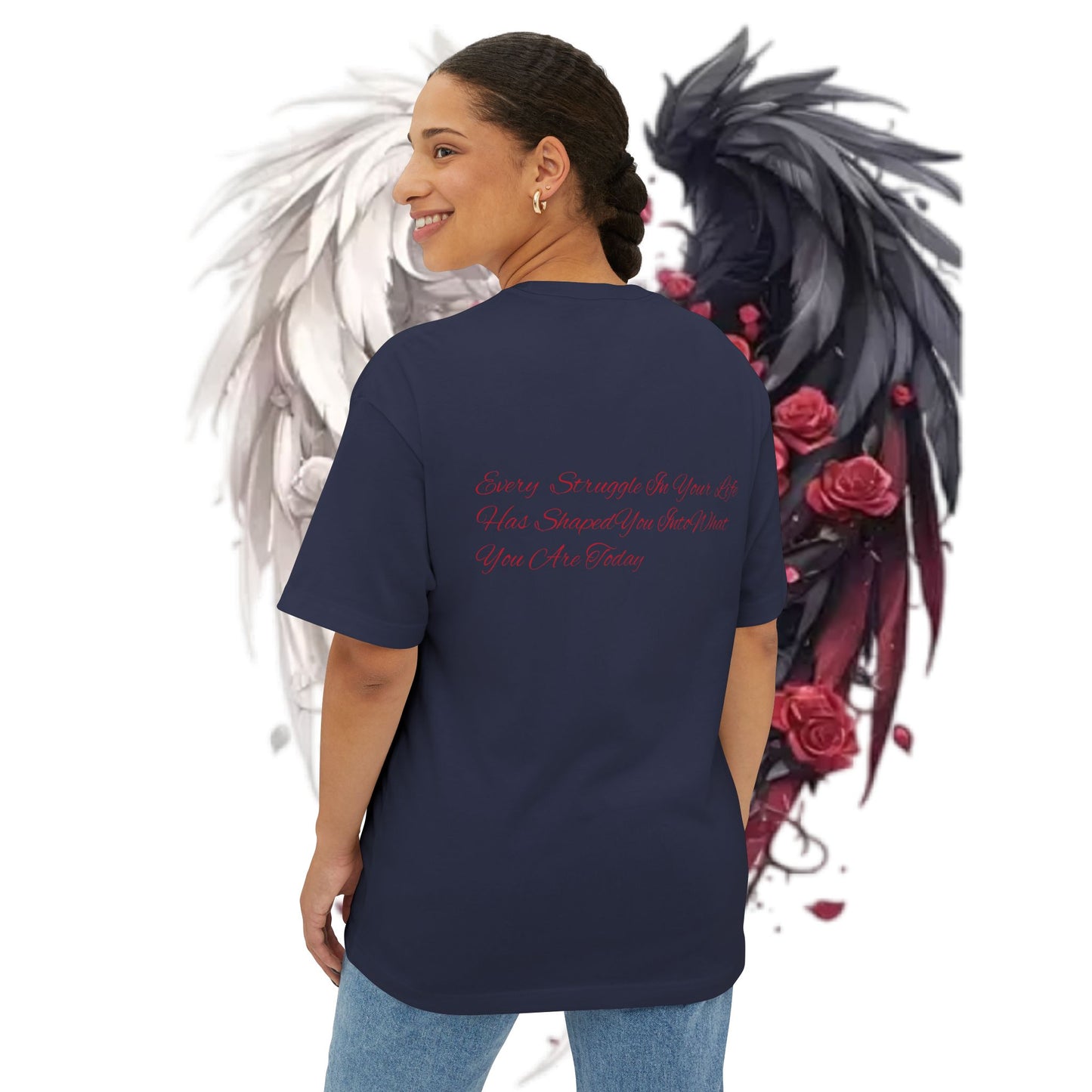 Oversized Tees Angel & Demon Collection - Celestial Streetwear Attitude