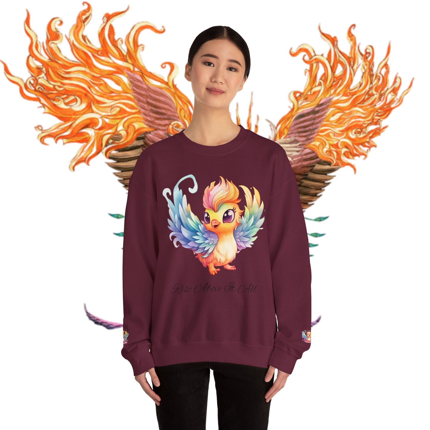 Unisex Sweatshirt Phoenix Collection with Quotes