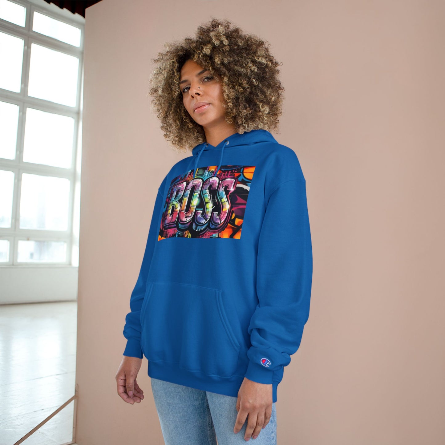 Boss Graffiti Hoodie - Street Style Sweatshirt, Urban Fashion, Gift for Him/Her, Trendy Outfit, Unique Graphic Apparel