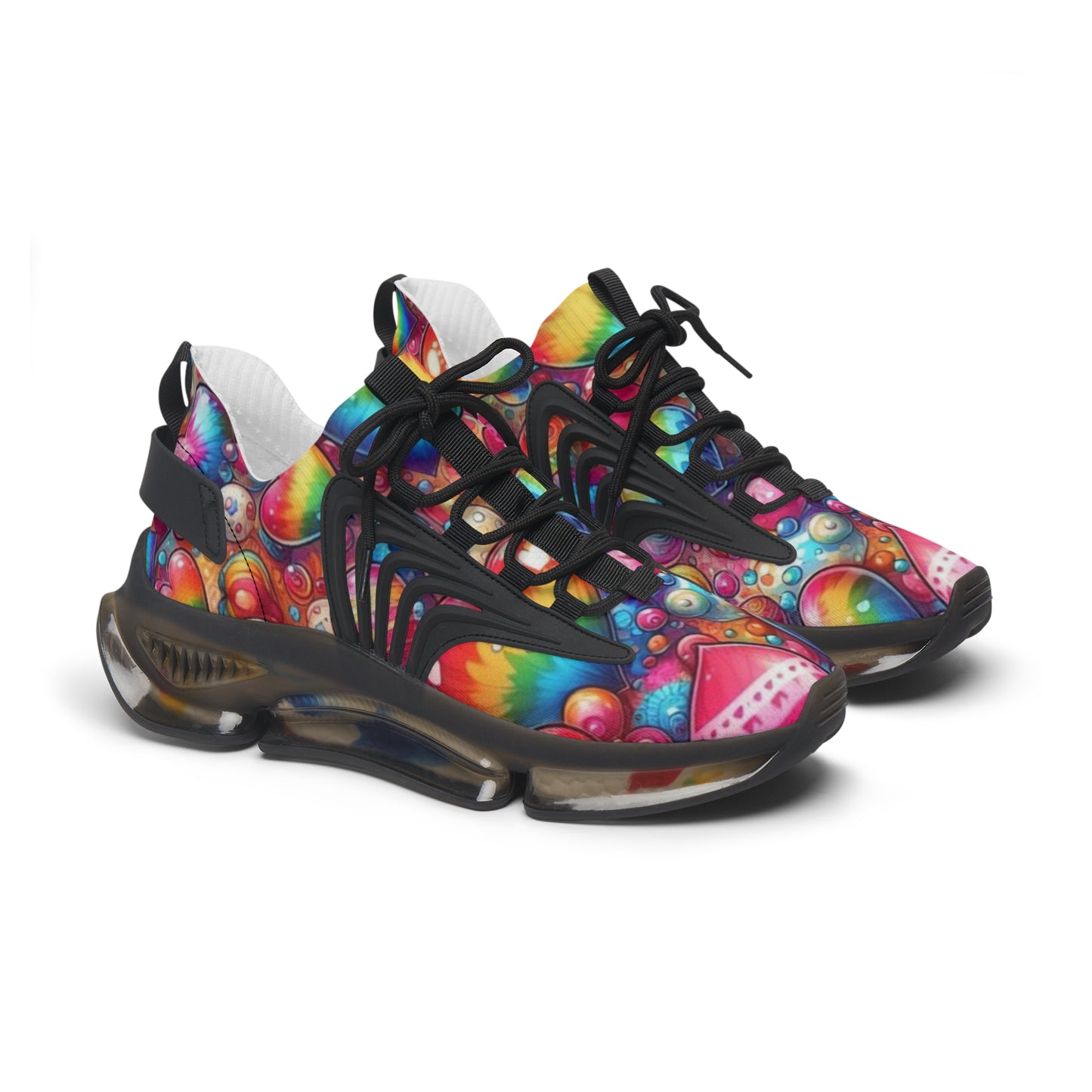 Vibrant Women's Mesh Sneakers - Colorful Sports Shoes for Active Lifestyle, Trendy Sneakers, Fashion Footwear, Gift for Her
